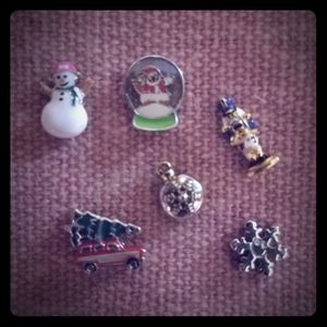 Origami owl Christmas charms